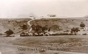 Images Dated 24th January 2011: The Parsi (Zoroastrian) Tower of Silence at Deolali