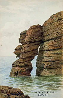 Clerk Prints: Parson and Clerk rocks, Dawlish, South Devon