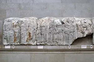 Jugs Prints: Parthenon. East frieze. Girls walking in procession with jug