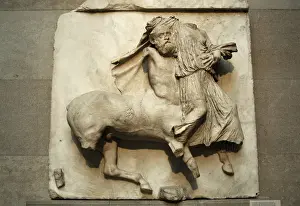 Robe Prints: Parthenon. Metope XXIX. Centaur holding a fighter defeated