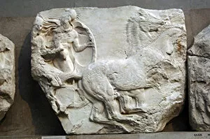 Parthenon. South frieze. 447-432BC. Cavalry. XXXI panel. Bri