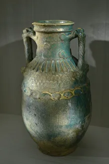 Glazed Prints: Parthian vase, 1st century BC-1st century AD. Glazed pottery