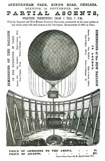 Royal Aeronautical Society Gallery: Partial Ascent of the New Steam Captive Balloon