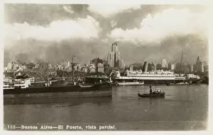 Images Dated 10th February 2012: Partial view of the Port, Buenos Aires, Argentina