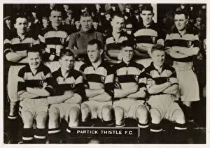 Stripes Gallery: Partick Thistle FC football team 1934-1935