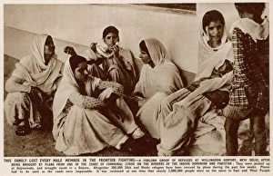 Air Port Gallery: Partition in India - refugees at Willingdon airport, New Del