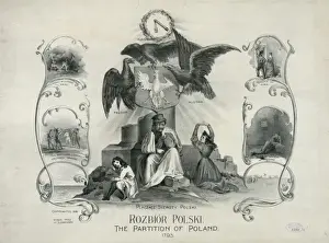 Partition Prints: The partition of Poland. 1795
