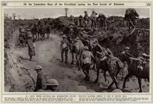 Picks Collection: Partly finished battlefield road at Flanders 1917