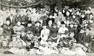 Carte Prints: Party carte de visite photograph by Wyles, Southport