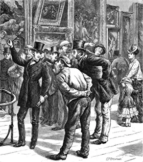 A Party of Working Men at the National Gallery, London, 1870
