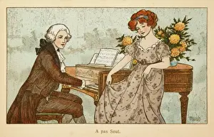 1700s Prints: A pas seul by Florence Hardy