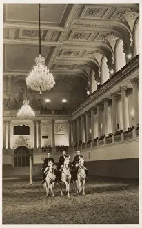 Chandeliers Prints: Pas de Trois, Spanish Riding School, Vienna, Austria