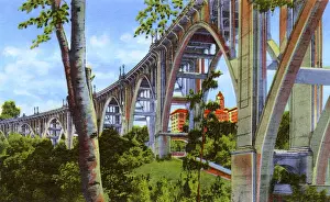 Pasadena, California, USA - Colorado Street Bridge
