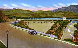 Images Dated 5th June 2018: Pasadena, California, USA - Devils Gate Dam, Arroyo Seco