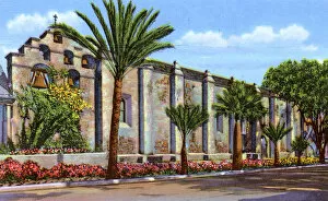 Belltower Collection: Pasadena, California, USA - Mission San Gabriel Archangel