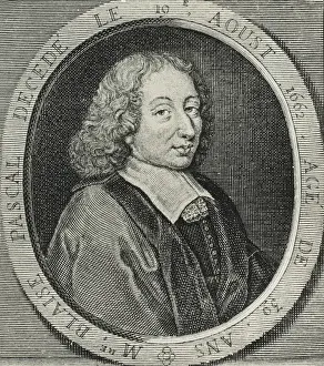 C Ulture Prints: PASCAL, Blaise (1623-1662). French mathematican