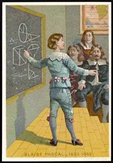 Mathematical Prints: Pascal as a Schoolboy