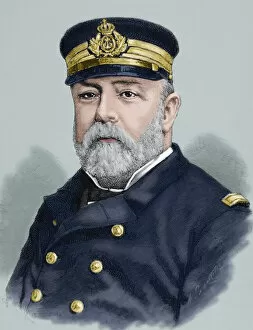 Images Dated 17th January 2013: Pascual Cervera Topete (1839-1909). Engraving. Colored
