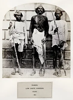 Pasees, low caste Hindoos, Oude. Pasi, India
