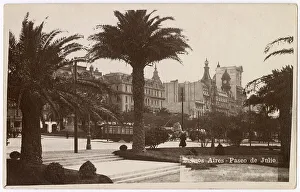 Buenos Prints: Paseo de Julio (July Walk), Buenos Aires, Argentina, South America Date: 1918