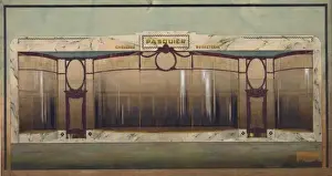Rendering Prints: Pasquier, chemises, bonneterie. Elevation. Rendering