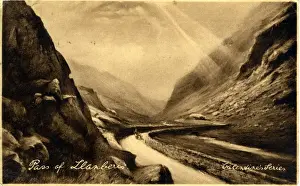 Llanberis Prints: Pass of Llanberis, Snowdonia National Park, Glamorgan