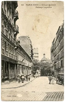 Images Dated 17th October 2019: Passage Legendre, Avenue de Clichy, Paris, France