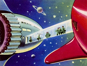 Science Fiction Collection: Passageway in Space
