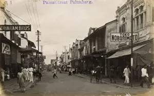 Sumatra Prints: Passar Street, Palembang, South Sumatra, Indonesia