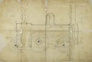 Passenger engine, longitudinal section