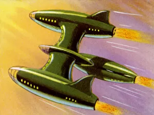 Science Fiction Collection: Passenger Rocketship