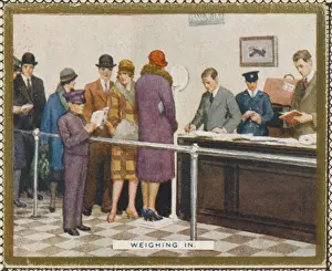 Weighed Prints: Passengers Weigh In