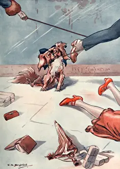 Fault Prints: Passers by tripping over a dog lead