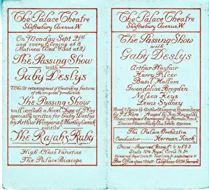 The Passing Show revue by Arthur Wimperis