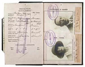 Lander Gallery: Passport 1921