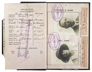 Joint Prints: Passport 1921