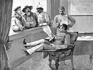 Passport Prints: The Passport Office at Delagoa Bay, Africa, 1889