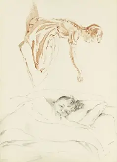 Extending Prints: Pastel studies of a boy and a girl