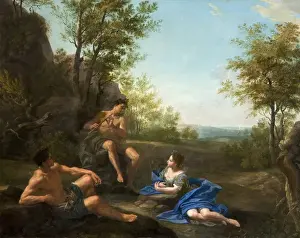 Pastoral Prints: Pastoral Landscape with Figures