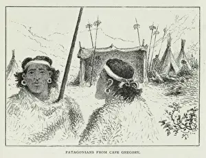 Darwin200 Prints: Patagonians from Cape Gregory