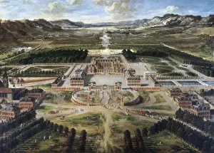 PATEL, Pierre (1602-1676). View of Chateau