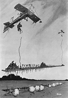 Applied Gallery: Patent Applied For, Heath Robinson WW1 cartoon