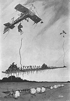 Applied Gallery: Patent Applied For, Heath Robinson WW1 cartoon