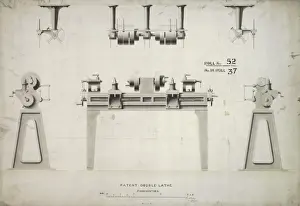 Bridgewater Prints: Patent double lathe 5 inch centres