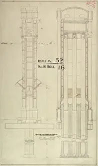 Bridgewater Prints: Patent hydraulic press, vertical sections