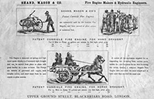 Images Dated 26th October 2011: Patent poster for Shand, Mason & Co
