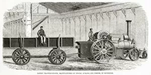 Images Dated 5th May 2021: Patent Traction Engine 1863