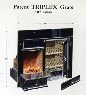Surround Prints: Patent Triplex Grate B Pattern