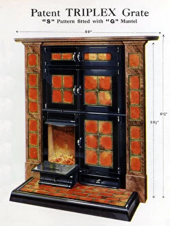 Patent Triplex Grates Pattern fitted with G Mantel