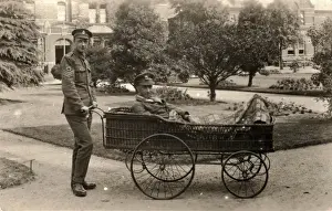Colleague Prints: Patient on Trolley at Reading War Hospital, Berkshire